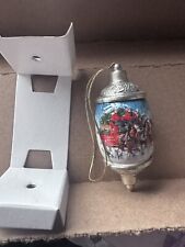 2009 Holiday Collectible Christmas Ornament Anheuser-Busch Budweiser Clydesdales picture