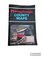 Vintage County Maps Book Pennsylvania Historical Covered Bridges Paperback 147pg picture