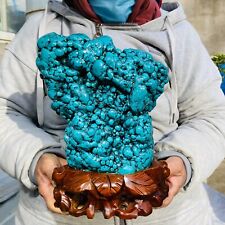 9.0lb Large Natural Turquoise Blue Green Crystal Gemstone Mineral Rough Specimen picture
