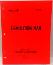 DEMOLITION MAN Williams Pinball GAME COMPLETE Manual *BRAND NEW* FREE USA SHIP picture