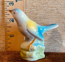Vintage Small Porcelain Bird Collectible MCM Figurine Marked Japan 2.5