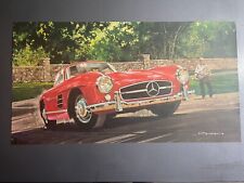1954 - 1957 Mercedes Benz 300 SL Gullwing Picture, Print, Poster RARE Frameable picture