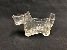 Scottie Dog Creamer LE Smith Post Cereal Giveaway 1930's Pressed Glass #27 picture