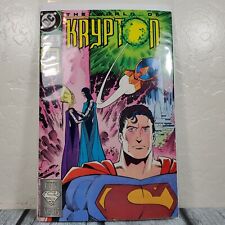 DC Comics World Of Krypton #4 1987 Superman Vintage Comic Book Sleeved Boarded picture