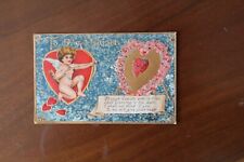 Signed Vintage / Antique Valentine's Day Postcard picture