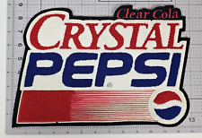 Crystal Pepsi Clear Soda Embroidered Patch UNUSED 9