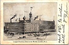 Worlds Largest Furniture Store Camden New Jersey NJ Horse Buggies Postcard WOB picture