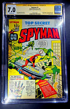 STERANKO SIGNED CGC SS Spyman #1  Origin & 1st Appearance 1st Pro Work not 9.8 picture