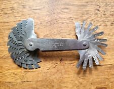 Vintage L. S. Starrett No. 6 Screw Pitch Gage Machinist Tool USA picture