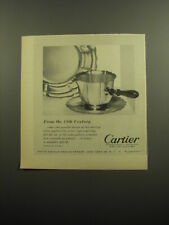 1960 Cartier Silver Advertisement - From the 18th Century picture