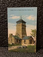 Bunker Tower Cheaha State Park Anniston Alabama Vintage Postcard Unposted  picture