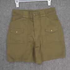 Vintage Boy Scouts Cargo Shorts Mens 28 Army Green BSA Uniform America picture