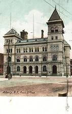 Vintage Postcard 1908 Post Office Building Postal Service Albany New York NY picture