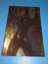 Catwoman Uncovered #1 Rare Artgerm Lau Foil variant NM  Gem Wow picture