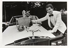 1986 Boston MA Myopia Hunt Polo Club Member Rolls Royce Vintage Press Photo picture