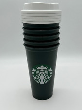 Starbucks 2013 Unboxed Reusable Color Changing Travel Cups Set of 4 16.8 Oz picture