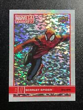 2021-2022 Upper Deck Marvel Annual 🔥  SCARLET SPIDER SILVER SPARKLE PARALLEL 🔥 picture