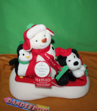 Hallmark Snow What Fun Sledders Christmas Holiday Display Collectible With Tag picture
