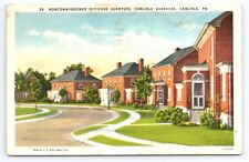 Noncommissioned Officers Quarters Carlisle Barracks PA Postcard 1945 WWII Army picture