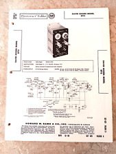 Original NOS Sams Photofact 423-8 DAVID BOGEN BT12 Transistorized Amp picture