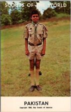 Vintage 1968 BOY SCOUTS OF THE WORLD / BSA Postcard 