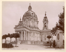 Italy, Turin, Basilica di Superga Vintage Albumen Print Albumin Print  picture