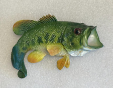 VINTAGE Largemouth Bass Fish 3D Magnet for Refrigerator Fridge J.R. 1998 Green  picture