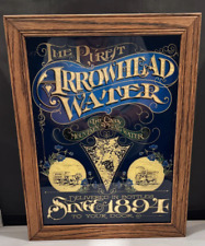 Arrowhead Water Since 1894 Framed Sign Gold Letters with Blue 14