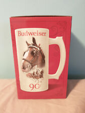Budweiser 2023 90th Anniversary Limited Edition Clydesdale Collectors Stein NIB picture
