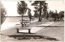 RPPC - Geigler's Resort, Otsego Lake, Gaylord, Michigan - Lake, ca. 1930s (Q22) picture