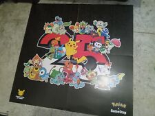 Pokemon 25th Anniversary  Poster Gamestop  picture