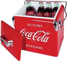 Coca-cola Retro Ice Chest Cooler With Bottle Opener 13L (14 Qt), 18 Can Capacity picture