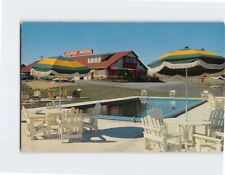 Postcard Alpine Motel Lake Placid New York USA picture