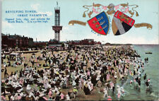 Revolving Tower Great Yarmouth Norfolk UK Shields c1912 B&R Series Postcard H11 picture