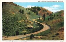 Cheyenne WY Wyoming, Telephone Canon on Lincoln Highway, Vintage Postcard picture