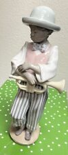 LLADRO 5832 Jazz Horn Black Legacy Retired Ends of Three Fingers Gone No Box picture