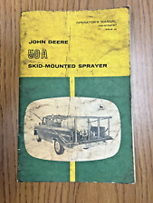 Vintage John Deere 50A Skid-Mounted Sprayer Operators Manual picture