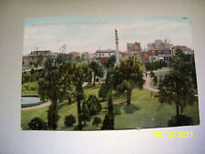 1910-20's Hemming Park monument church steeple palm tree Jacksonville FL Florida picture