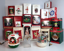 HALLMARK ORNAMENT LOT OF 22, 1 WITH VOICE  LIGHTS ,2 MOVING AND LIGHT UP picture