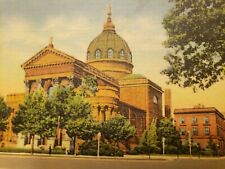C 1941 St Peters and St Pauls Cathedral Philadelphia PA Linen Vintage Postcard picture
