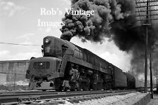Pennsylvania Railroad T-1 Sharknose 5518 photo Steam Locomotive Train 1940s picture