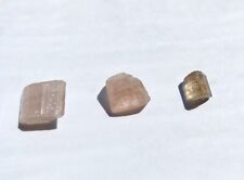 Terminated Morganite Crystals 3 Stones In This Lot 2.82g Pink Morganite 11x8mm  picture