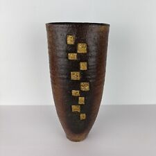 Mid Century Ikebana Vase Pottery  Japan Modernist Vtg AS IS picture