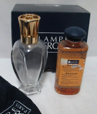 LAMPE BERGER Athena Clear glass Lamp Glass Perfume Oil Bottle Kit Box France picture