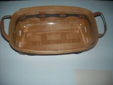 ROYCE CRAFT BASKET With Liner & Handles ~ 12x6x4 Made in Ohio picture