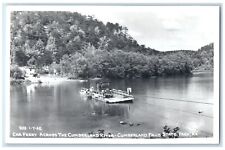 c1960 Car Ferry Across River Cumberland Falls State Park Kentucky RPPC Postcard picture