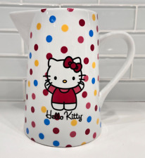 Vintage 2012 Hello Kitty Sanrio Porcelain Pitcher 6.5