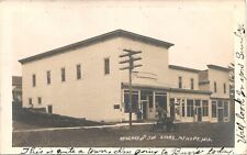 GENERAL STORE mt hope wi real photo postcard rppc wisconsin downtown history picture