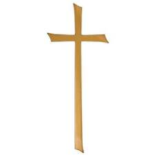 Quality Brass Wall Cross for Monastery Church Monument 55 cm x 24 cm free s&h picture