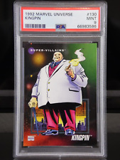 1992 Impel Marvel Universe Series 3 KINGPIN #130 Trading Card | PSA 9 Mint picture